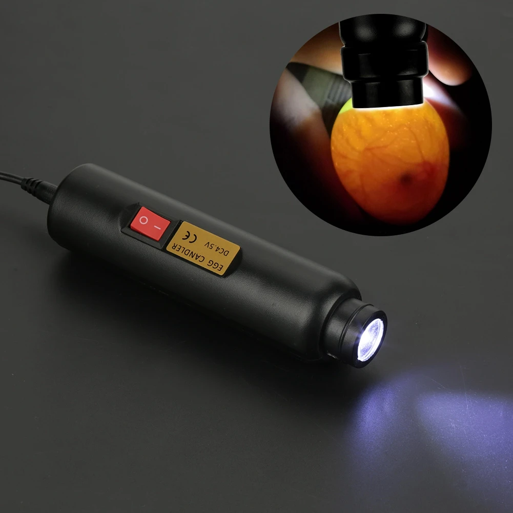 

LED Light Egg Candler Tester Auto Mini Lighting Incubator For Chicken Quail Poultry Incubator Brooder Quality Test