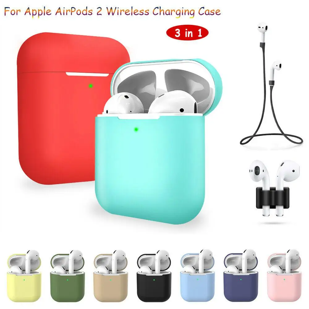 EastVita 3 шт./комплект мягкий силиконовый чехол для Airpods противоударный Apple гарнитура