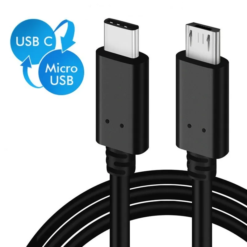 OTG USB Type C к Micro Usb адаптеру для Samsung 1m MicroUsb c 3 1 зарядный кабель Macbook Usbc Android