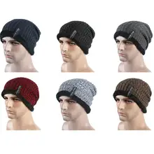 Шерстяная Осенняя шапка и Зимняя шерстяная подкладка осенние и зимние уличные плюс бархатные Вязаная Шляпа теплая и ветрозащитная шапка уличные мужские