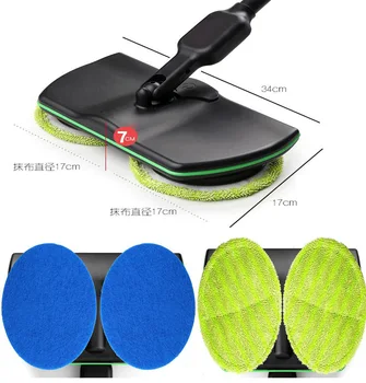 

Rechargeable 360 degree Rotation Cordless Floor Cleaner Scrubber Polisher Electric Rotary Mop Microfiber Cleaning Mop for Home