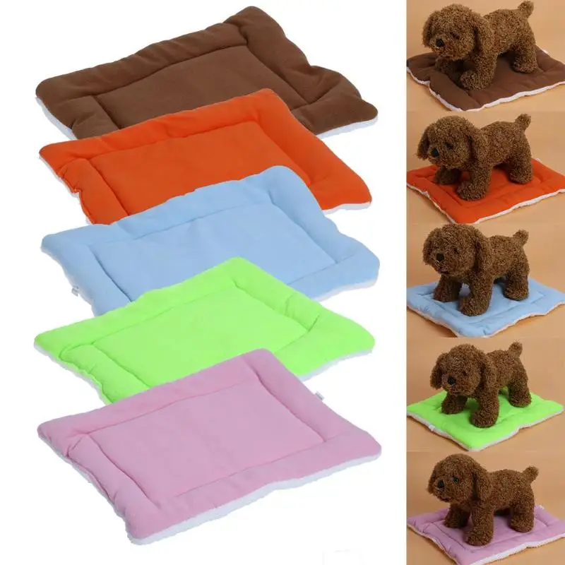 

Pet Mat Cushion Comfortable Pet Dog Cat Pet Mat Bed House Multi Color Polar Fleece Cotton Material Soft Touch Puppy Kitten Bed