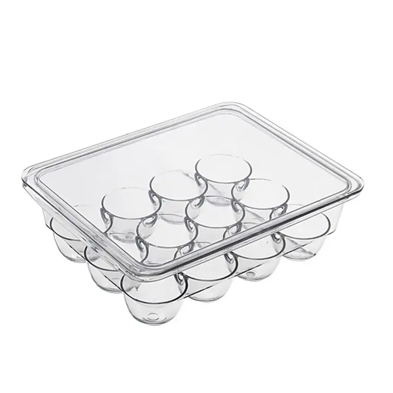 Kitchen Egg Storage Box Organizer Container Refrigerator Storing Egg  Large Capacity Organizer Container Storage Egg Racks Shelf