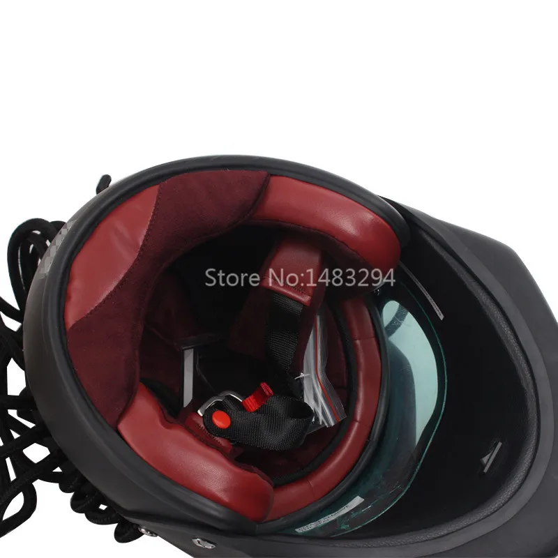 Мотоциклетный светодиодный светильник Точечный светильник s Premium Iron Warrior первого поколения Хищник анфас ABS шлем из стекловолокна XL черный унисекс