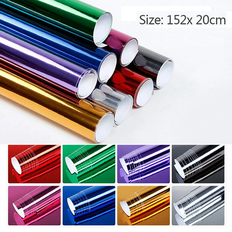 

High Gloss Glitter Car Body Door Mirror Vinyl Wrap Sticker Decal Film DIY