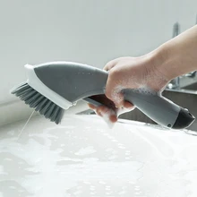 Кухонная Чистящая щетка Скраб для мытья посуды чаша с заправкой жидкого мыла диспенсер для посуды губка кухонный горшок очиститель инструменты