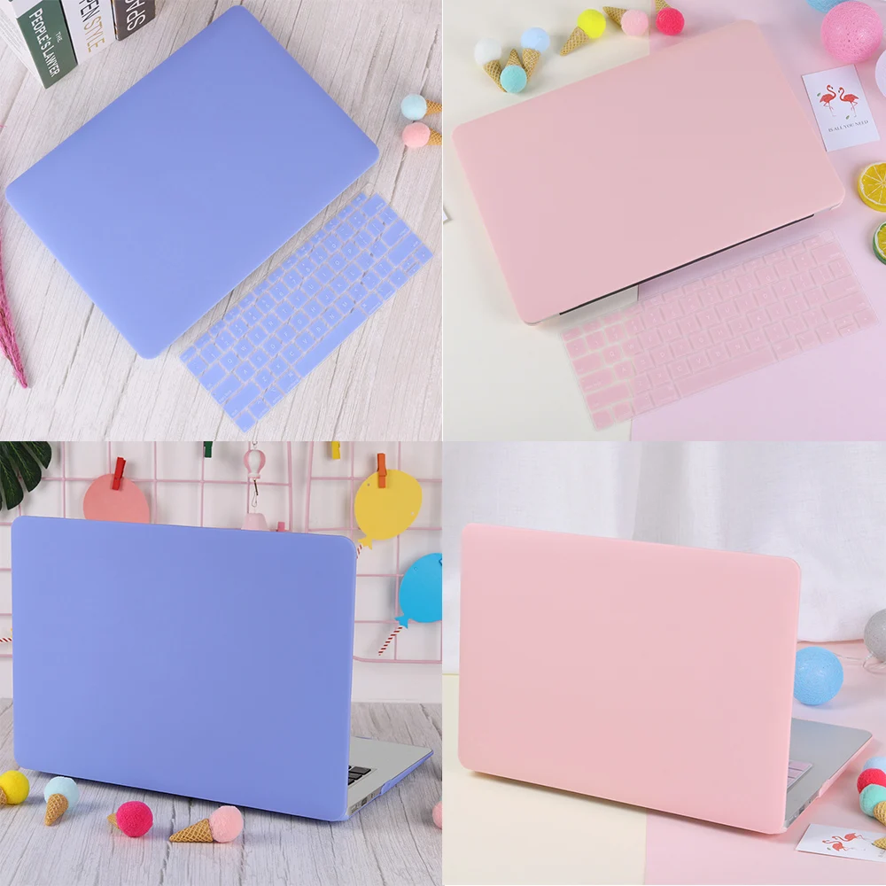 

Matte Soft-Touch Plastic Hard Case for MacBook Air Pro Retina 11 12 13 15 inch for Mac Air Pro 2018 Lapotp Case + Keyboard Cover