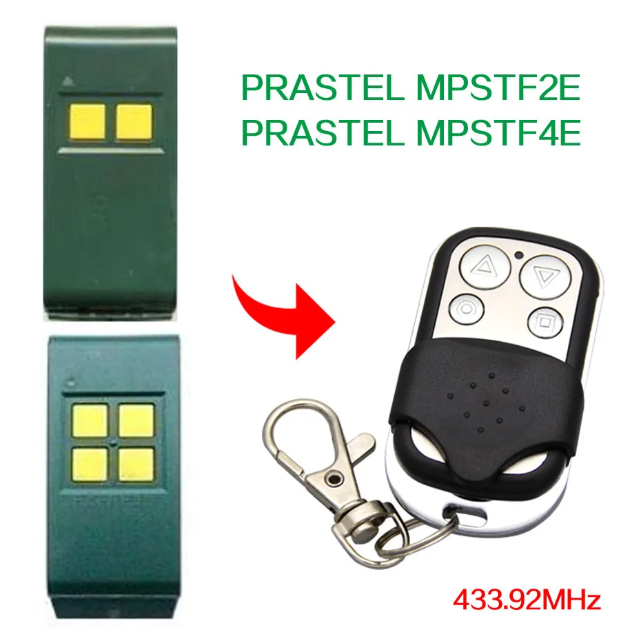 

PRASTEL MPSTF2E door remote control 433,92MHz Fixed code PRASTEL remote control