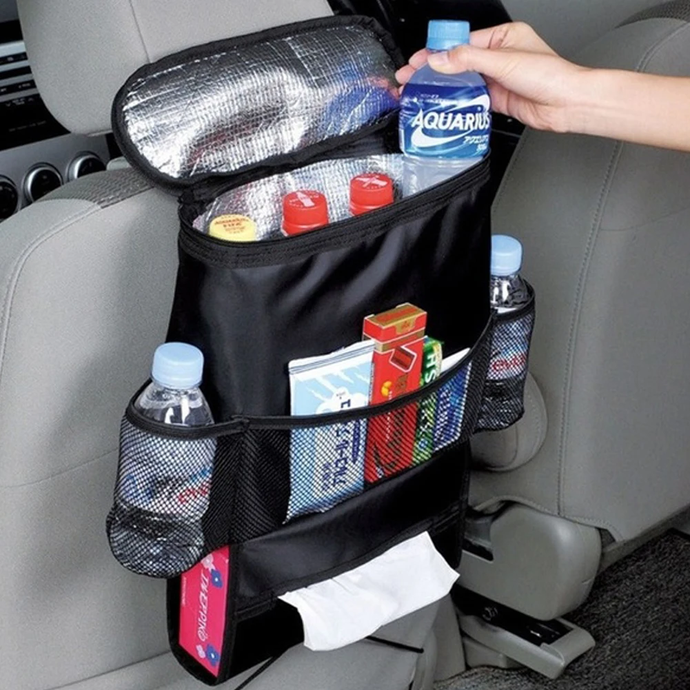 

Multi-function Storage Bag Hanging Organizer Cooler Insulated Mummy Baby Stroller Pockets For Travel Car Seat Back