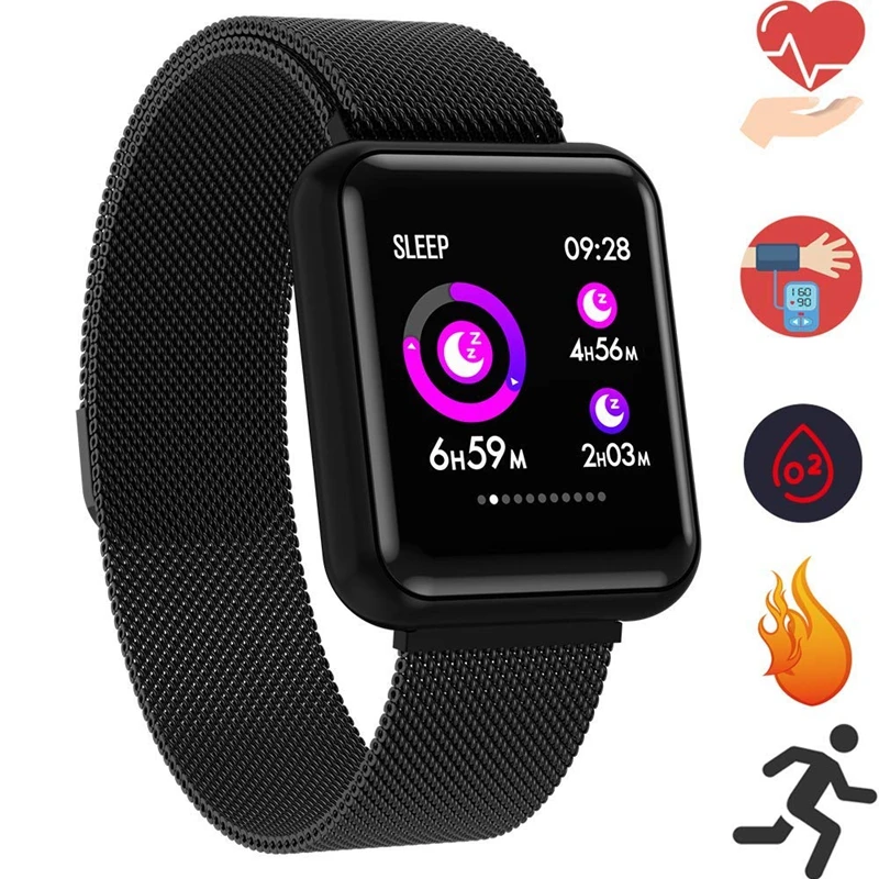 

Sedentary Reminder Watch Waterproof Hand-up Bright Screen Smart Watch Men Weather Forecast for Android IOS Man Digital Watch