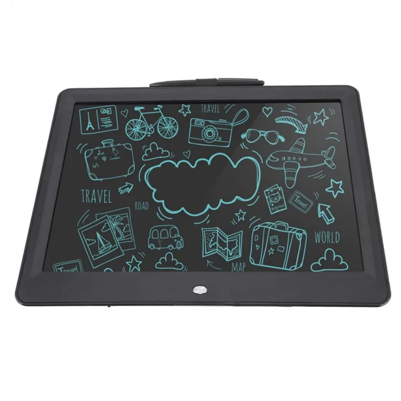 1" портативный планшет для письма, подарки, ЖК-экран, блокноты для рукописного ввода, игрушки для рисования, доска, ключ с замком, стилус для детей, офис