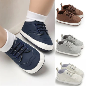 

2019 Emmababy Cute Toddler Kids Canvas Sneakers Baby Boy Girl Soft Sole Casual Crib Shoes 0-18Months
