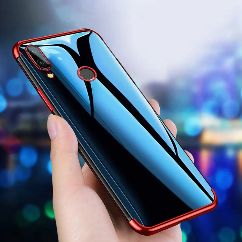 Soft Case For Huawei Honor 8C Case Silicone Cover transparent Bumper Back Cover TPU Fundas For