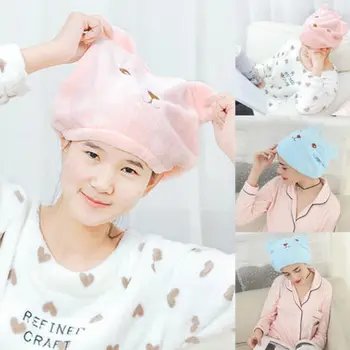 

2019 New Quick Dry Twist Hair Hat Turban Towel Microfiber Hair Wrap Hat Bath Towel Cap Hat US
