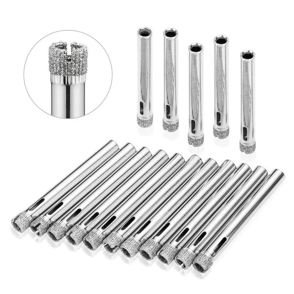 x2 8mm DIAMOND Hole-Saw Tile Ceramic Porcelain Glass Marble Drill Bit Cutter
