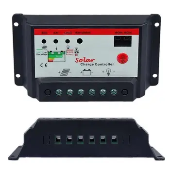 

1 PC Intelligent LCD Solar Panel Charge Controller Battery Regulator Safe Protection Auto Temperature Compensation (Black)