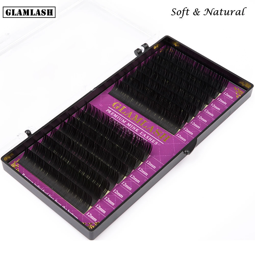 16 рядов корейские ресницы GLAMLASH ручной работы для наращивания pbt частная этикетка