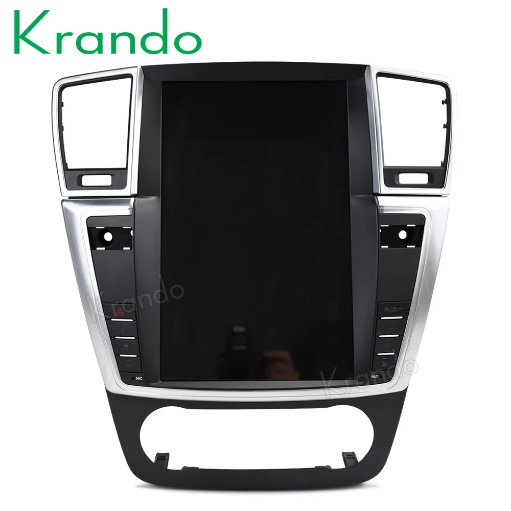 Perfect Krando Android 8.1 12.1" Tesla Vertical screen car multimedia player GPS for BENZ ML GL 2013-2015 navigation radio system 3