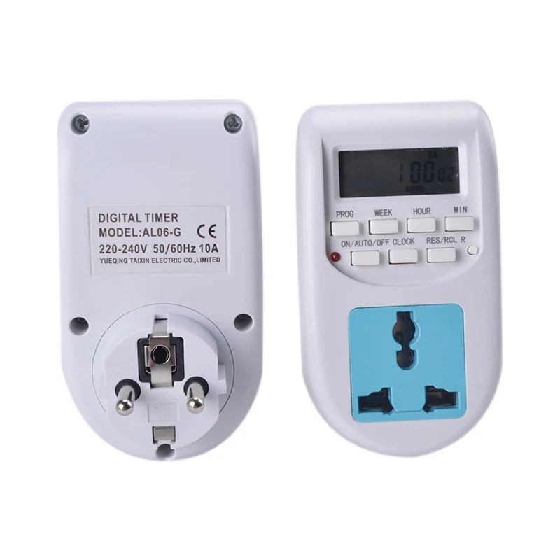 Digital Timer Switch European standard Plug AL 06 Weekly Programmable