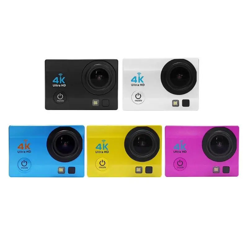 2,0 дюймов WiFi 720 P 4 K Ультра HD Экшн-камера 30 м водонепроницаемый 140 градусов объектив спортивный цифровой видеорекордер DV видеокамера