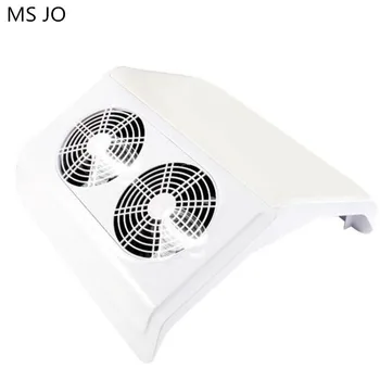 

Powerful Nail Dust Collector 2 Fans Manicure Machine Vacuum Cleaner UV Gel Nail Polish Cleaning Tools Equipment with 2 Dust Bags