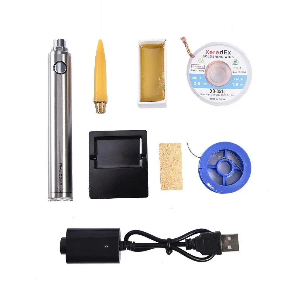 

5V 8W Mini Portable Wireless Soldering Iron Pen Welding Set Rechargeable Battery Soldering Iron and USB Soldering Tools