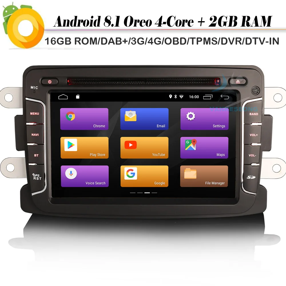 7 \Android 8,1 Авторадио DAB + автомобильный стерео GPS WiFi 4G DVD OBD Автомобильный мультимедийный плеер для Renault Dacia Duster Logan Sandero Lodgy 7 \Android 8,1 Авторадио DAB + автомобильный стерео GPS WiFi 4G DVD OBD Автомобильный мультимедийный плеер для Renault Dacia Duster Logan Sandero Lodgy