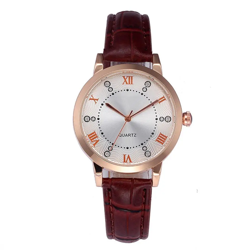 Women Waterproof Rhinestone Quartz Watch Bamboo Pattern Casual Party Office etc. Strap Band Wrist | Наручные часы