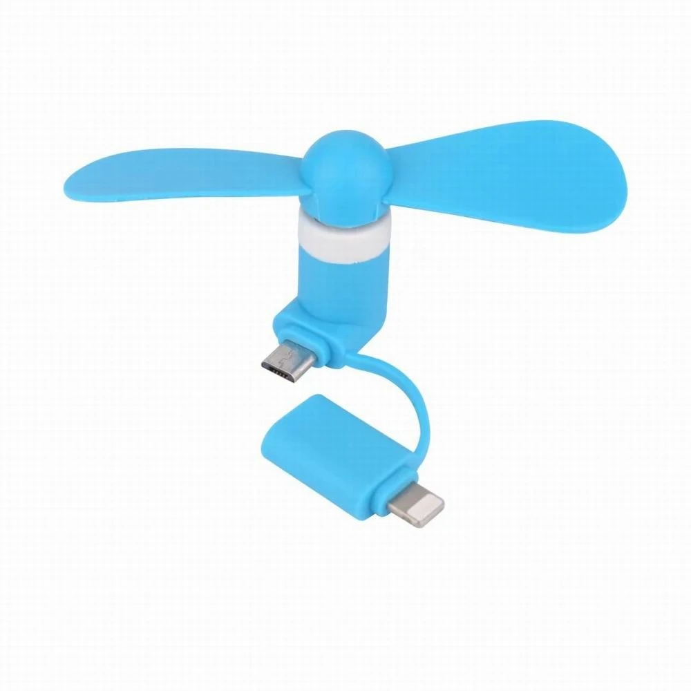 

Mini 2 in 1 Portable Micro USB Hand Fan for iPhone 5/6/Samsung/HTC/Android OTG Smartphones USB Gadget