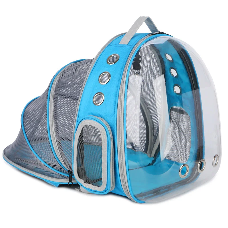 

Cat space Capsule Bag with kettle Transparent pet Backpack Outdoor Dog Carrier Cage Breathable Puppy Extensible Backpack CW254