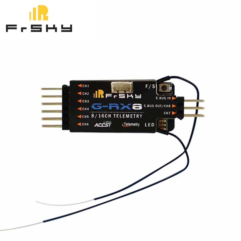 

FrSky G-RX8 2.4GHz 8/16CH ACCST Telemetry Receiver SBUS Output for RC FPV Racing Drone Models Spare Part DIY Accessories
