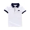 Baby Boy's Lapel T-shirt Short-sleeved Tops Clothes 7-colors Cotton Kid's T-shirt Children Clothes Clothing For 5-12 Years Boys 1