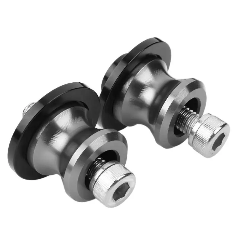 

2Pcs 10mm High Quality CNC Aluminum Motorcycle Swingarm Swing Arm Spool Slider Stand Screws Moto Accessories