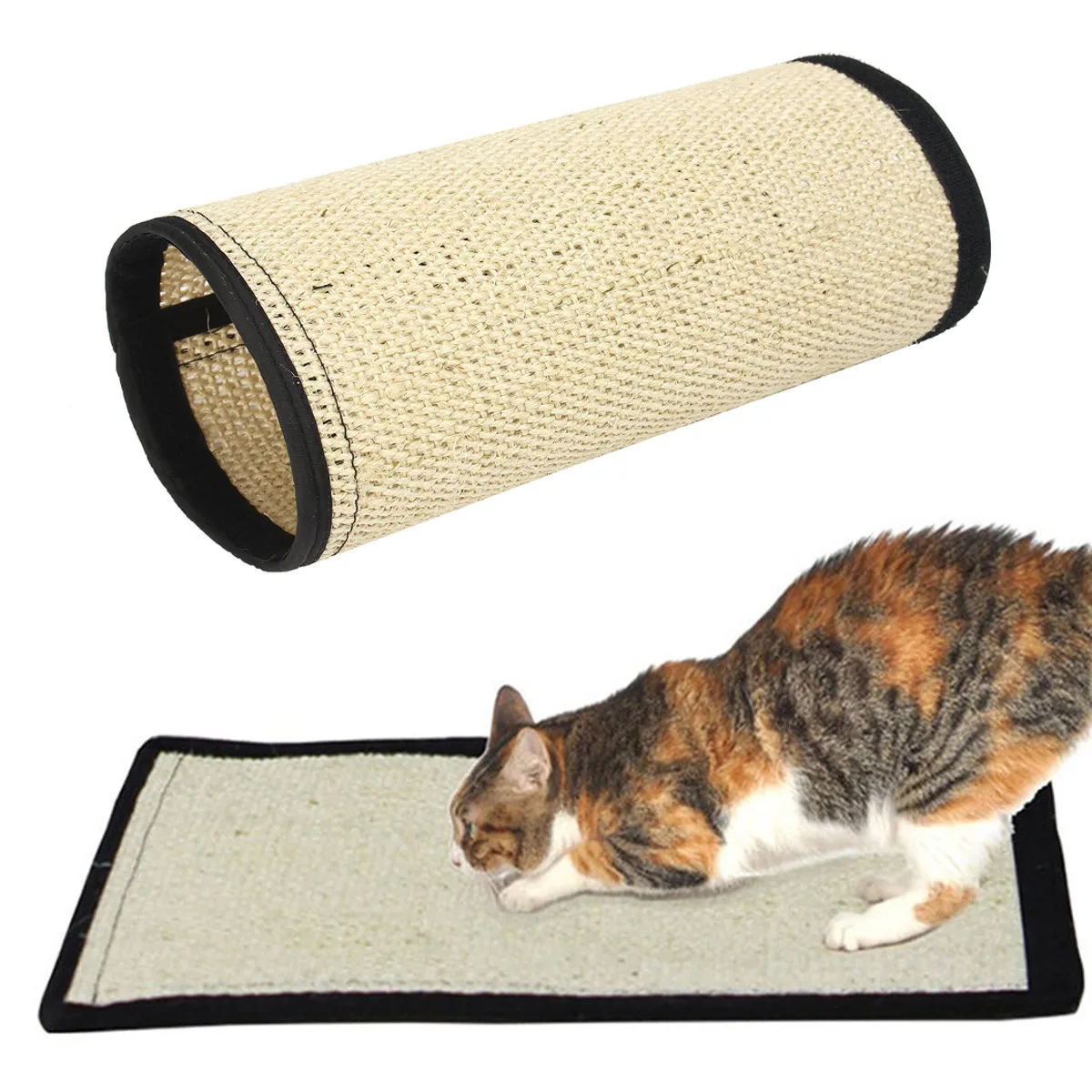 

Cat Scratching Post Natural Sisal Hemp Mat Protecting Furniture Foot For Cats Catnip Tower Climbing Tree Cat Scratch Pad 40x30cm