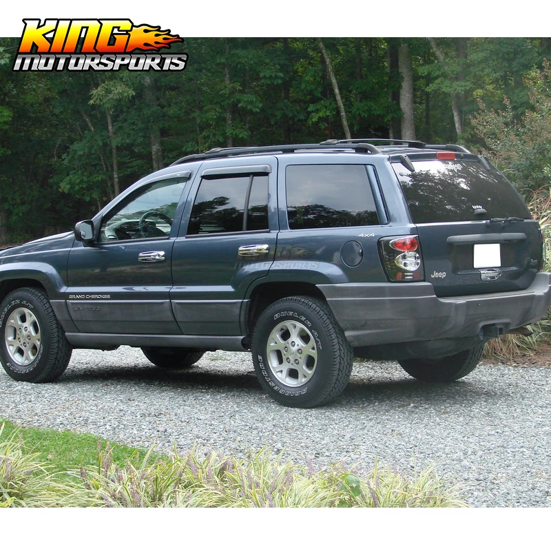 Акриловые дымчатые козырьки для окон Jeep Grand Cherokee подходят 99 04 4 шт. в