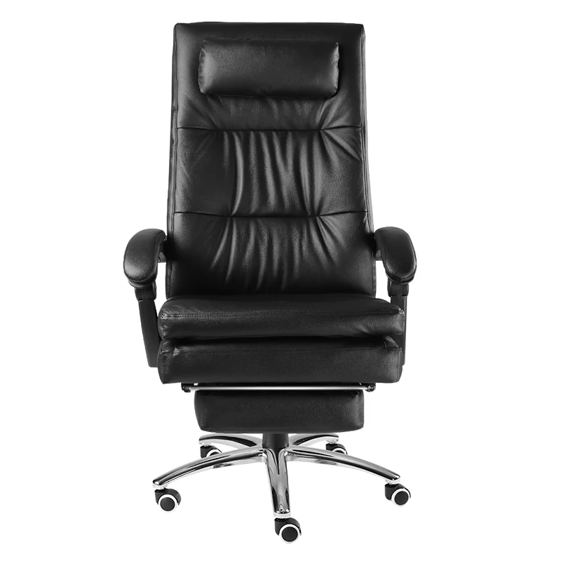 

Thicken Cushion Computer Chair Simple Style Office Stool Lifted Rotation Boss Chair Study Room Seat with Footrest Swivel Seat