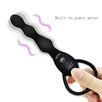 Anal Vibrator Sex Spielzeug für Frauen Anal Perlen Vibratoren Homosexuell Prostata Massage Glatte Hintern Weiche Silikon Plugs Dildo Paar Sex Waren 2