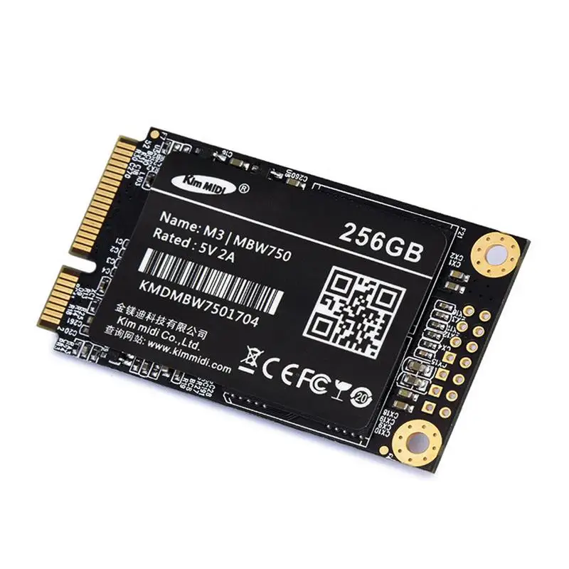 

Hard Disk SSD 256GB MSATA Interface Solid Hard Disk Read Rate 300 (MB/s) Performance Mobile Hard Disk Drive