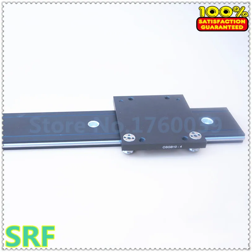 

50mm width Aluminum roller linear guide rail external dual axis linear guide 2pcs OSGR10 L=600mm+2pcs OSGB10 block