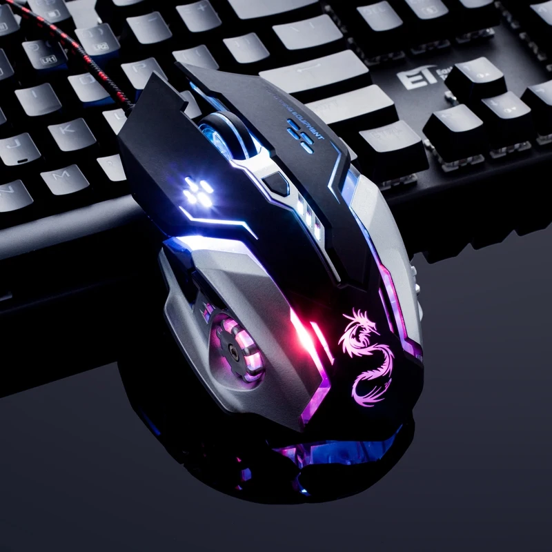 OPQ Usb 6 кнопок ноутбук оптический компьютер ПК Проводная игровая мышь Мыши для Dota2