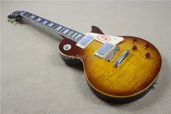 Классическая 59 R9 версия мед Табак sunburst гитара из красного дерева, клена, ABR-1 мост, Китайский экспорт Гитары