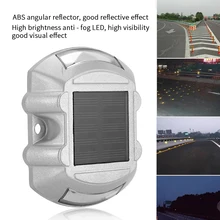 IP68 Водонепроницаемый литья Алюминий дорожный шпилька Открытый солнечной энергии лампы для путь дорога