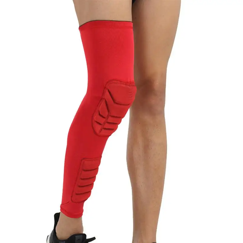 

Single Crashproof Shock Absorbing Knee Support Long Sleeve Knees Pads Adults Sports Leg Protector Brace