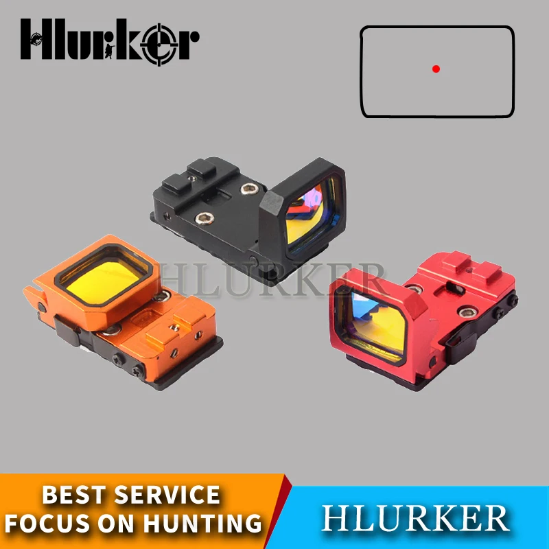 

Tactical Glock 17 18 19 26 43 Mini Flip Up Red Dot Scope Mira Electro Dot Sight Collimating Rifle Scope For Air Gun Airsoft