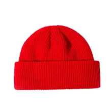 1 шт. высококачественные шерстяные модные осенне-зимние; вязанные; шерстяные шапки; толстые и теплые шапки Скалли для женщин и мужчин; Мягкая шерстяная шапка