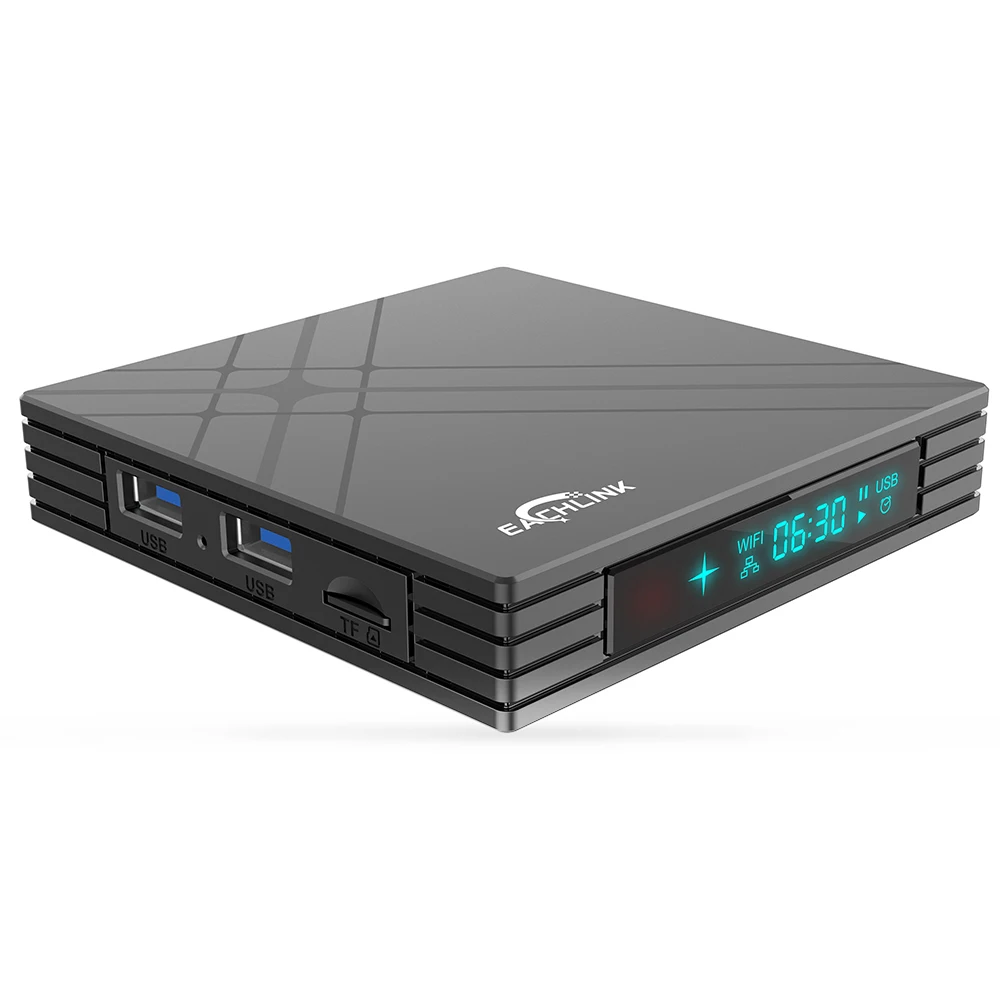 

EACHLINK H6 MINI Android 7.0 TV Box Allwinner H6 4GB RAM + 32GB ROM 2.4G WiFi 100Mbps USB3.0 BT4.1 Support 6K H.265