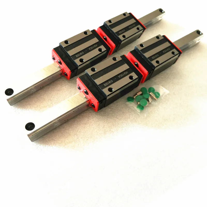 

4pcs Linear Guide Rail 20mm Linear Rail GuidesHGR20-1500 500mm +4 pcs Block HGW20CC+8pcs HGH20CA