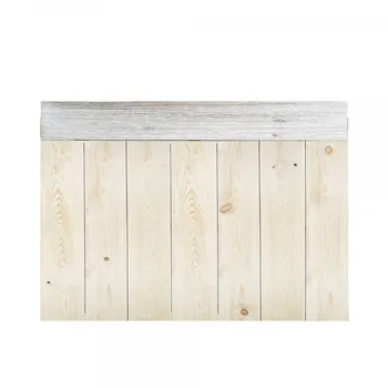 

Cabecero Crooked Forest Natural y blanco vintage - 140x80cm