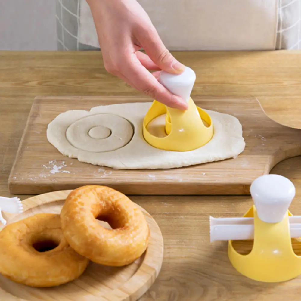 2 pcs/set Creative Donut Mold Cake Decorating Tools Desserts Bread Cutter Maker Dessert Practical Bakery Pastry Baking NEW