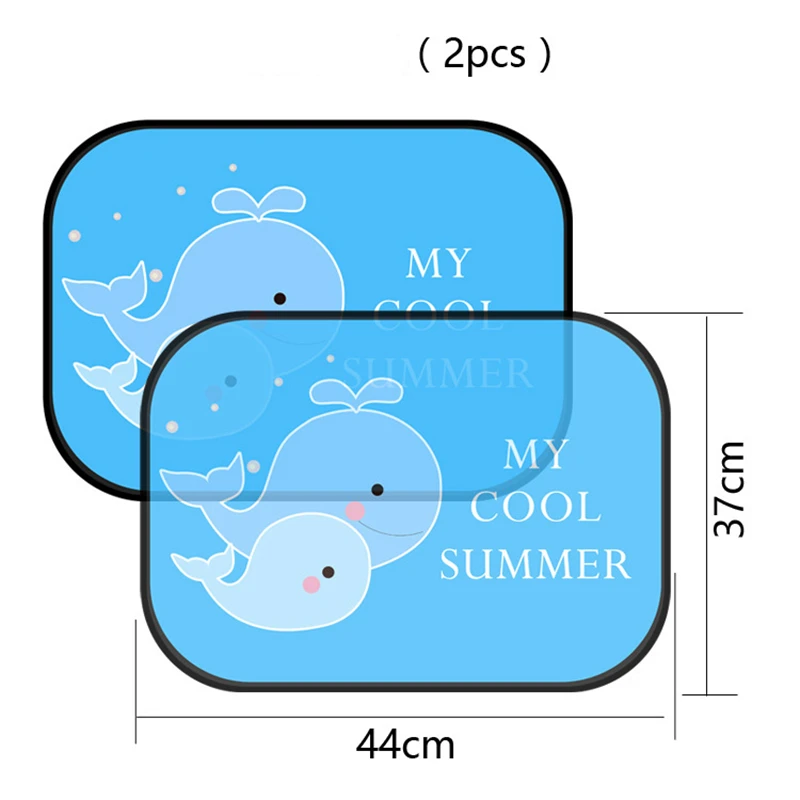 2 шт. милый мультфильм автомобиль Стайлинг занавес анти Универсальный окна автомобиля Детские Солнцезащитные оттенки R-2937